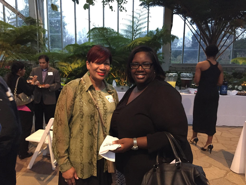 CDA CDA staffer, Cerese Pennington with Shanise Johnson of the St. Louis Internship Program